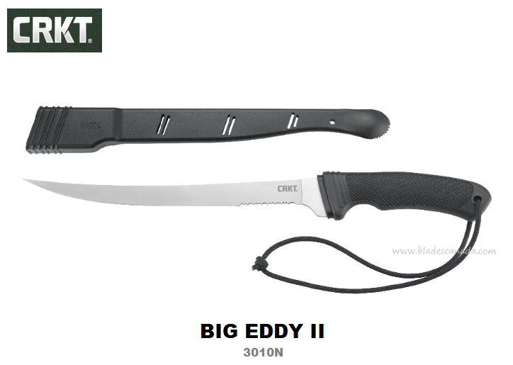 CRKT Big Eddy II Fillet Knife, Hard Sheath, CRKT3010N